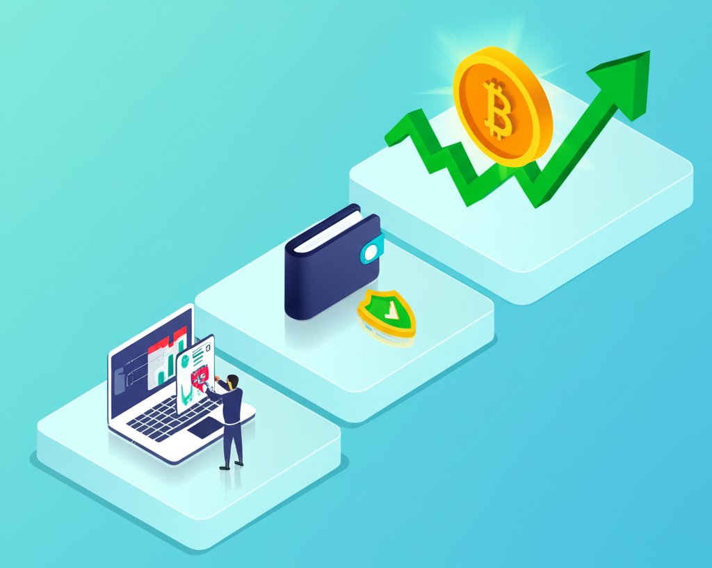 Step-by-step guide explaining how to invest in cryptocurrencies.